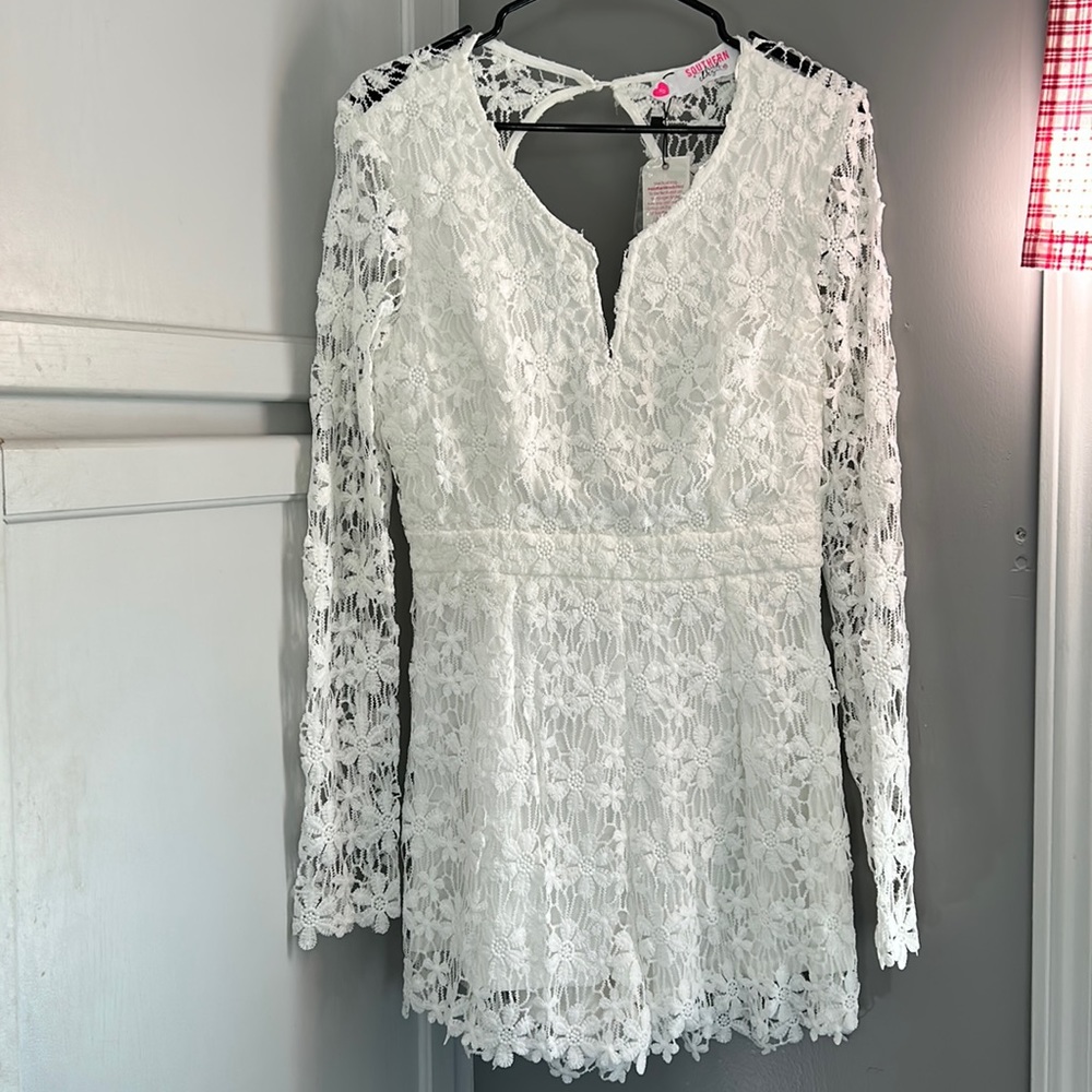 White Romper